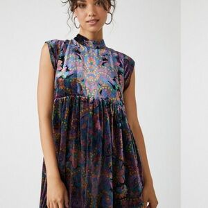 All the time free people Velvet Dress